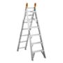 ESCALERA CONVERTIBLE ALUMINIO T-II DE 13 PIES