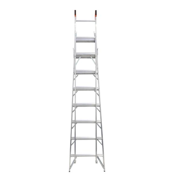 ESCALERA ALUMINIO CONVERTIBLE 4.43 M CON EXTENSIÓN