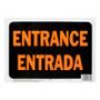 LETRERO DE PLÁSTICO PARA PARED ENTRADA 21.5 X 30.5 CM