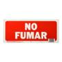 LETRERO DE PLÁSTICO PARA PARED "NO FUMAR" DE 35.5 X 15.4 CM