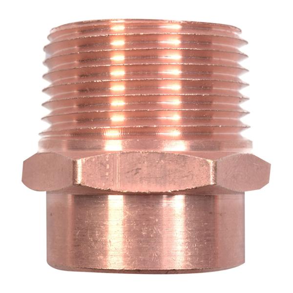 CONECTOR COBRE 1" MACHO