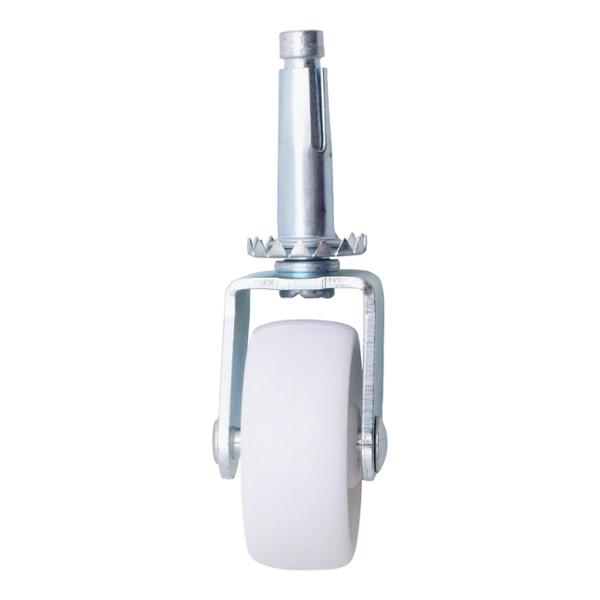 RUEDAS GIRATORIAS CON COJINETE DE 1 5/8 DE PULGADA BLANCO 4 PIEZAS