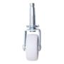 RUEDAS GIRATORIAS CON COJINETE DE 1 5/8 DE PULGADA BLANCO 4 PIEZAS