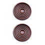 COPAS DE GOMA 4.4 CM CAFÉ