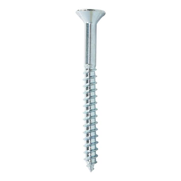 CAJA DE 100 TORNILLOS PARA MADERA DE 2 1/2 PULGADAS PLATA
