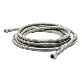 MANGUERA FLEXIBLE PARA GAS LP Y NATURAL DE ACERO 5M 3/8"