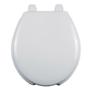 ASIENTO PARA BAÑO REDONDO PLÁSTICO BLANCO ANTIBACTERIAL