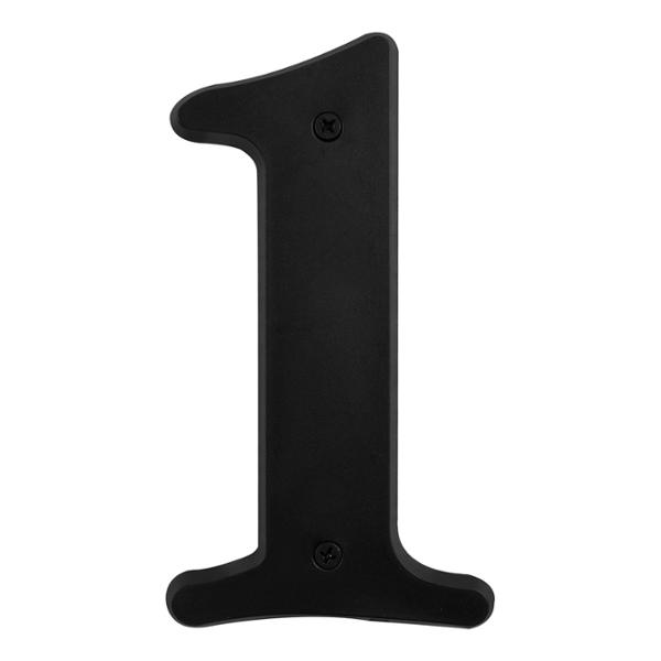 NÚMERO "1" NEGRO DE VINIL 6' 36701