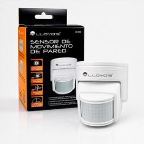 SENSOR DE MOVIMIENTO DE PARED COBERTURA 12M 180 GRADOS
