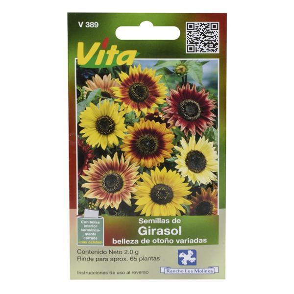 SEMILLAS DE GIRASOL BELLEZA DE OTOÑO 2 GR VITA