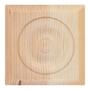 MOLDURA BEIGE ROSETON DE MADERA 9 X 9 X 1.5 CM