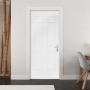 PUERTA INTERIOR TAMBOR 75 X 213 CM BLANCO