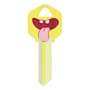 LLAVE RESIDENCIAL DECORADA PARA CERRADURA KWIKSET VARIOS COLORES