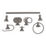 JUEGO DE ACCESORIOS PARA BAÑO METAL 6 PIEZAS