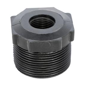 TAPÓN CON ROSCA PARA TINACO DE 1 1/2" DE PLÁSTICO NEGRO