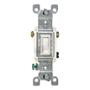 INTERRUPTOR DE PALANCA 120 VOLTS BLANCO
