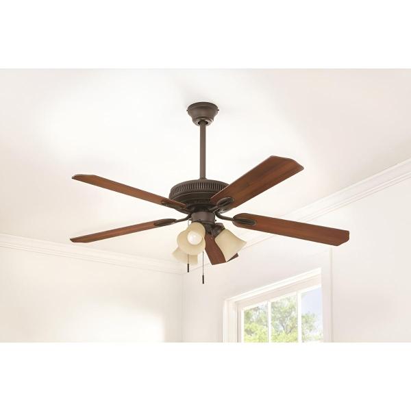 VENTILADOR DE TECHO GLENDALE 52" PARA INTERIOR BRONCE