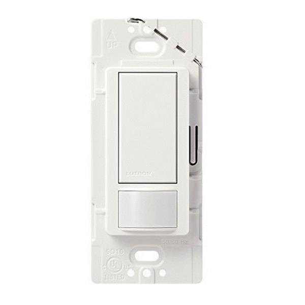 SENSOR CON INTERRUPTOR DE PARED DE PLÁSTICO BLANCO