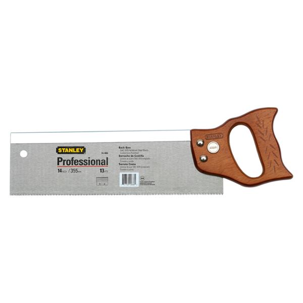 SERRUCHO DE COSTILLA ACERO 14" PARA CORTE DE MADERA