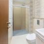 CANCEL PARA BAÑO CORREDIZO DOBLE PERFIL PLATA VIDRIO TRANSPARENTE 146 A 150 X 187 CM ALUMINIO