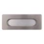 JALADERA BOTÓN PARA MUEBLE DE 10.5 CM PLATA