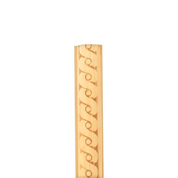 MOLDURA BEIGE CATALÁ DE MADERA 244 X 3.2 CM