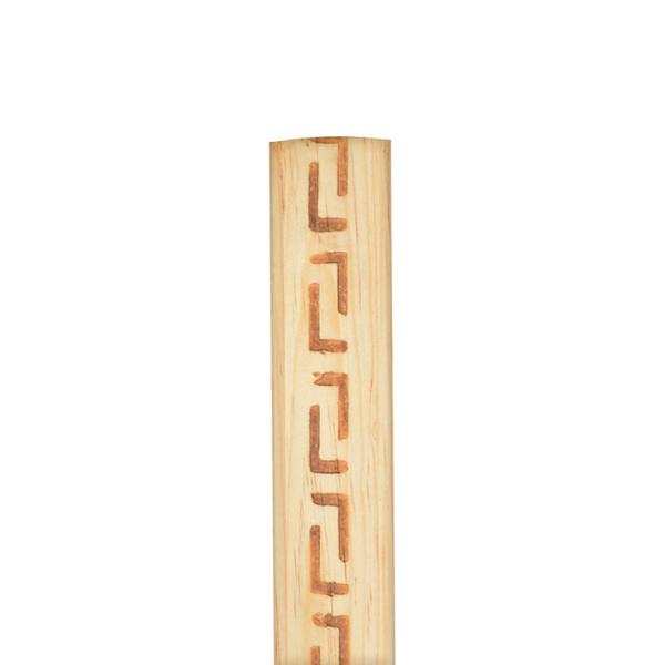 MOLDURA BEIGE AZTECA DE MADERA 244.5 X 3.2 CM