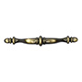 JALADERA PARA MUEBLE 14 X 2.6 CM DORADO