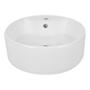OVALÍN PARA BAÑO DE SOBREPONER BLANCO REDONDO 46 X 15.5 CM ASTI