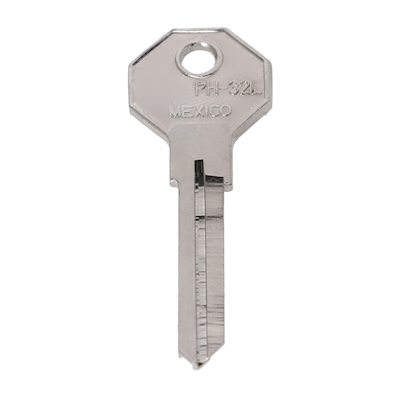 LLAVE RESIDENCIAL PARA CERRADURA 5.4 x 2.4 x 1.3 CM PLATA