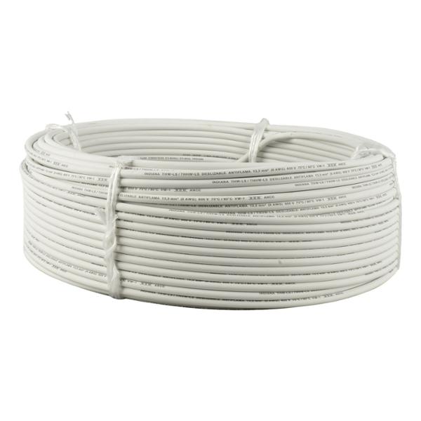 CABLE THW-LS/THHW-LS CALIBRE 6 BLANCO 100 M INDIANA