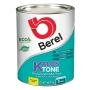 PINTURA BEREL KALOS-TONE VINIL ACRÍLICA INTERIOR/EXTERIOR 4L COLOR BLANCO MATE