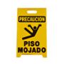 LETRERO DE POLICARBONATO PARA PISO PRECAUCIÓN PISO MOJADO DE 30.6 X 51.4 CM