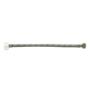 MANGUERA FLEXIBLE PARA AGUA DE ACERO 0.35M 1/2" X 7/8"