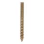 TORNILLO-PIJA Y TAQUETES PARA SANITARIO 2 1/2 PULGADA DORADO COFLEX