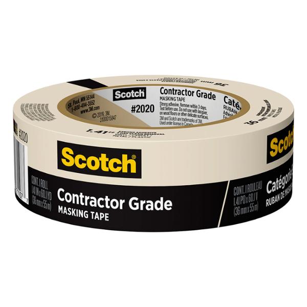CINTA MASKING TAPE BEIGE 36 MM X 55 M REMOCION LIMPIA