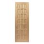 PUERTA INTERIOR SÓLIDA PINO TABLEROS 70 X 213 CM BEIGE AJUSTE EXPRESS