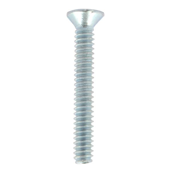 10 TORNILLOS PARA MÁQUINAS 1 PULGADA PLATA