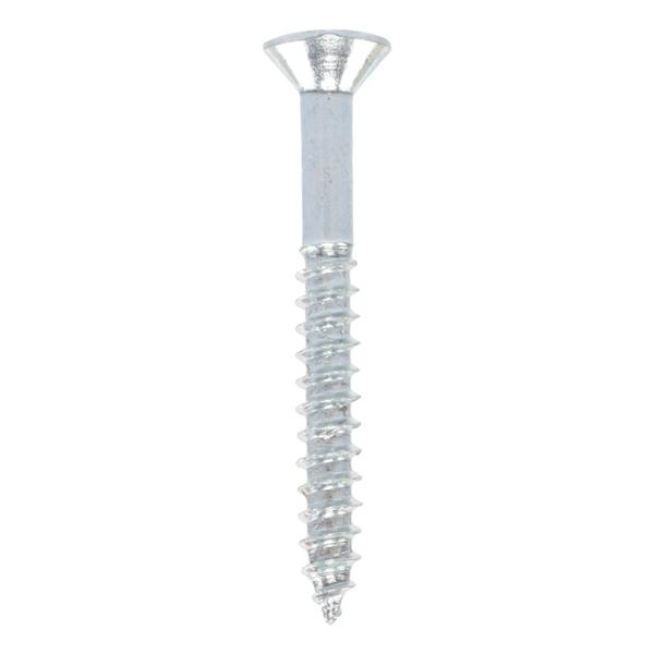 BOLSA DE 10 TORNILLOS PARA MADERA 1 1/4 DE PULGADA PLATA
