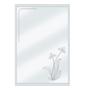 ESPEJO PARA BAÑO DE PARED RECTANGULAR SIN MARCO BISELADO 56 X 75 CM