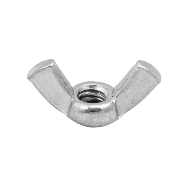 TUERCA DE MARIPOSA DE 1/4 DE PULGADA PLATA 2 PIEZAS