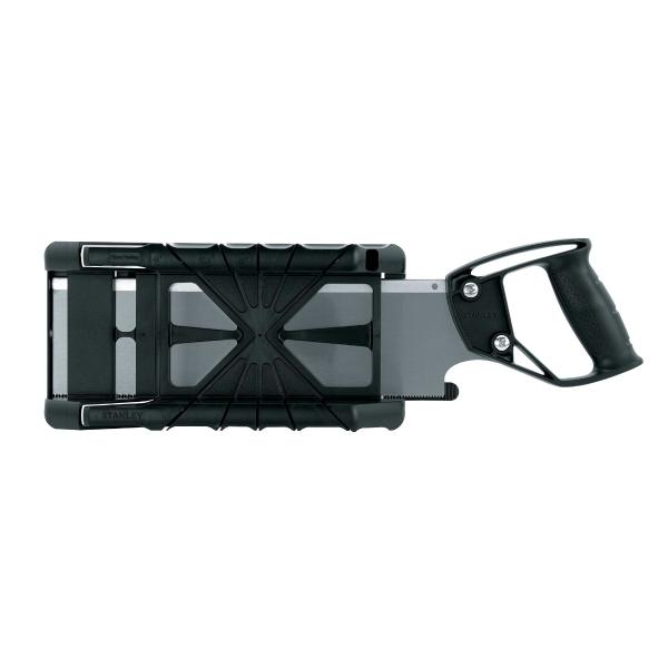 CAJA DE INGLETE CON SERRUCHO PLASTICO 12" PARA CORTES A 45 Y 90 GRADOS