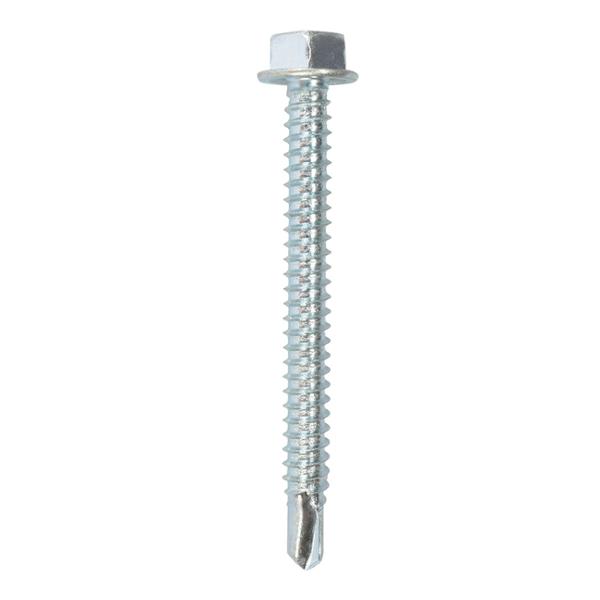 TONILLO CABEZA HEXAGONAL AUTOPERFORANTE DE 6.8 CM PLATA 31 PIEZAS