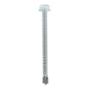 20 TORNILLOS HEXAGONAL AUTOPERFORANTE RONDANA1/4 X 3 PULGADAS PLATA