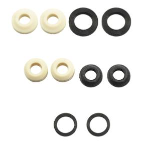 EMPAQUES DE REPUESTO PARA CONECTORES FLEXIBLES DE NITRILO NEGRO 10 PIEZAS