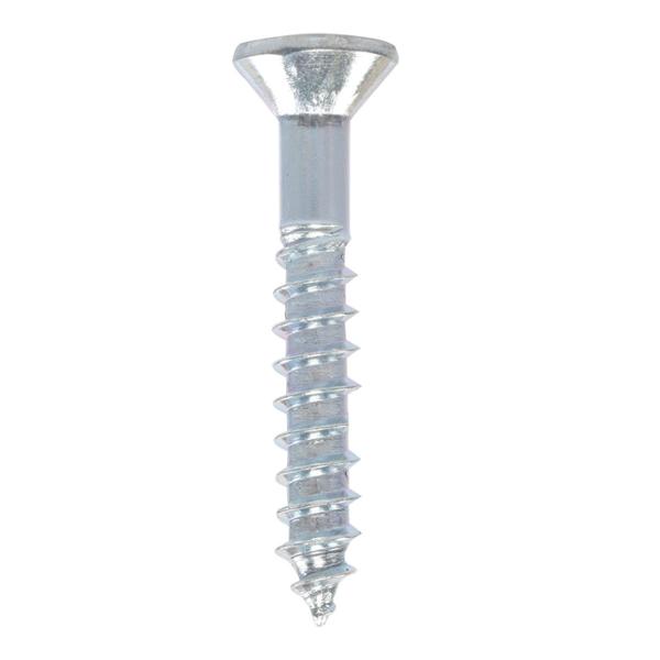 BOLSA DE 6 TORNILLOS PARA MADERA DE 1 1/4 DE PULGADA PLATA