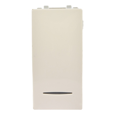 INTERRUPTOR SENCILLO MARFIL 127 VCA 10A CON LUZ PILOTO LINEA UNICA