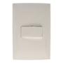 PLACA CON 1 INTERRUPTOR DE 3 VÍAS BLANCO LEVITON CIEN