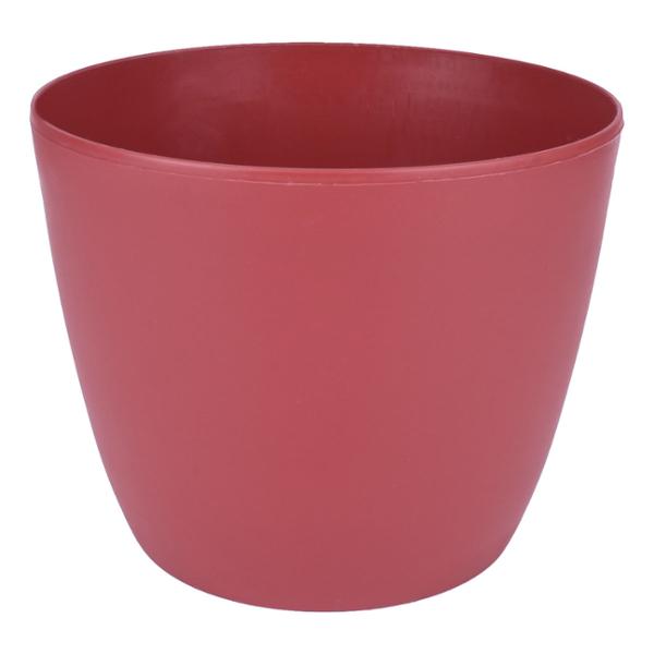 MACETA PLÁSTICA ADEN 6" ROJA