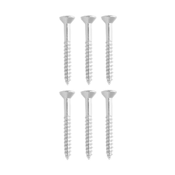BOLSA DE 6 TORNILLOS PARA MADERA 1-1/2 PULGADA PLATA